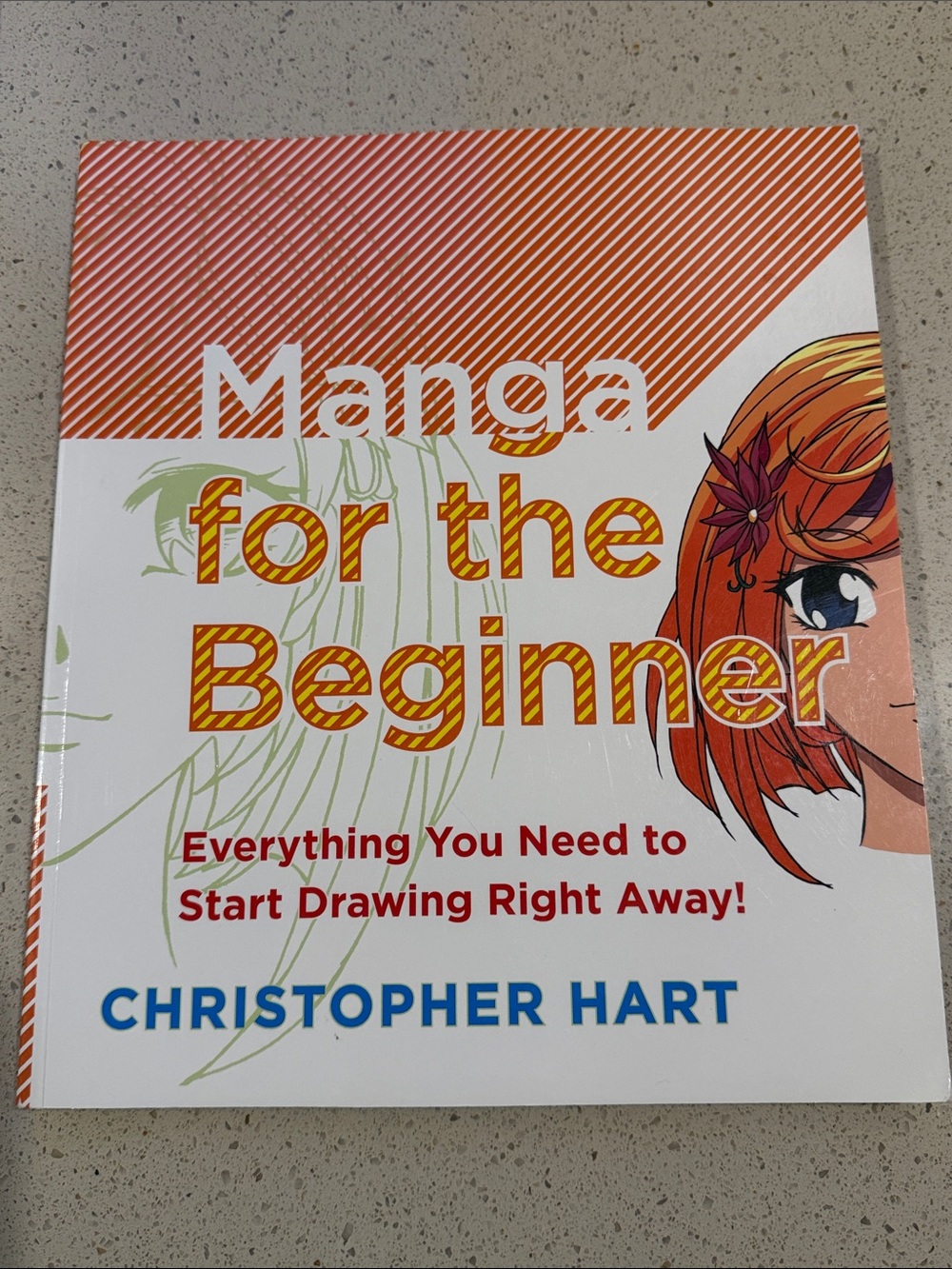 Manga for the Beginner by Christopher Hart - Orange & White Cover